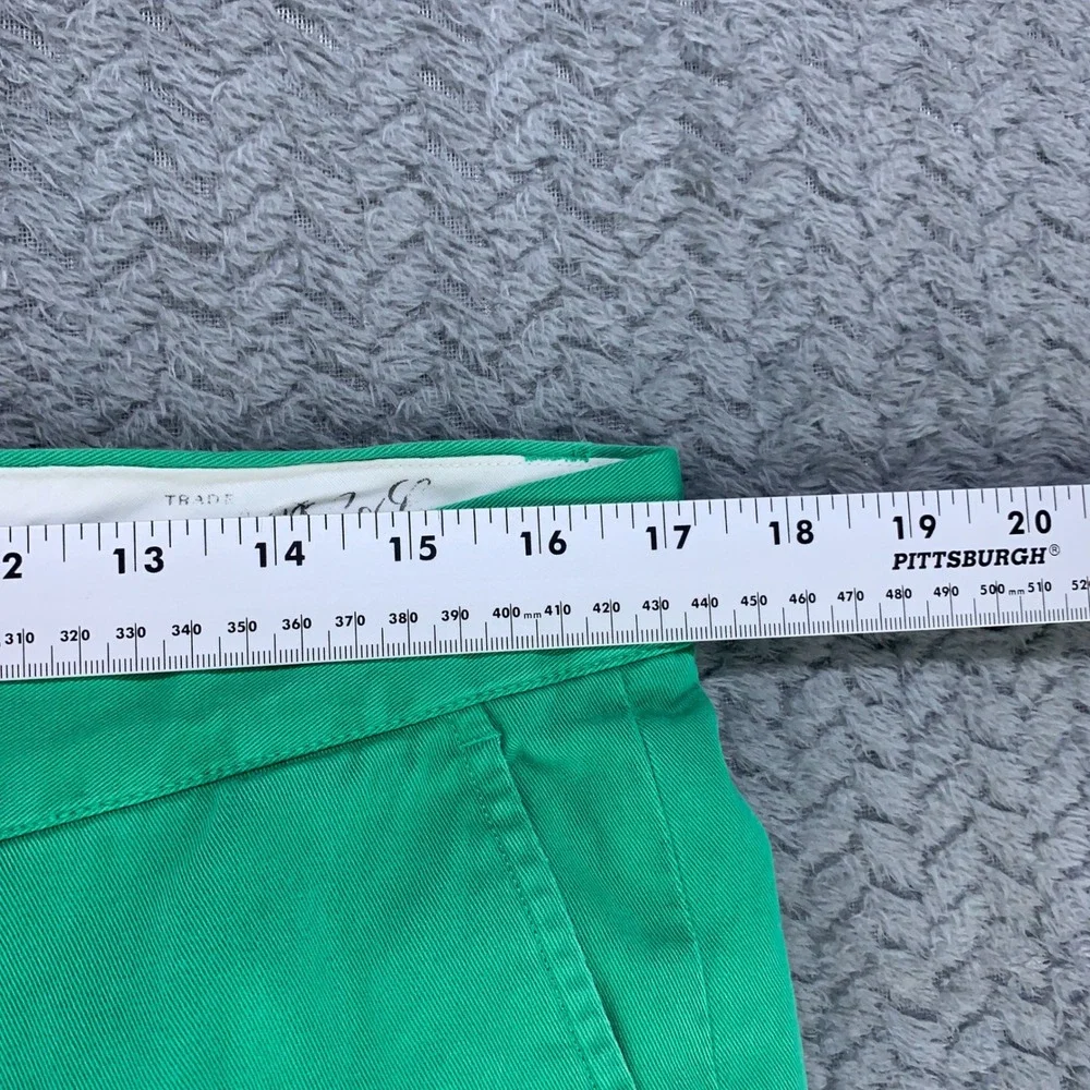 Polo Ralph Lauren Pants Mens 34x32 Green Classic Fit Cotton Chinos Flat Front
